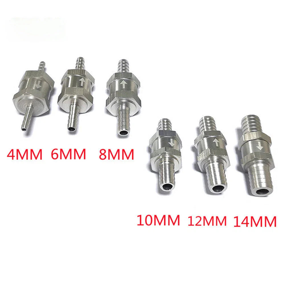 8mm One Way Check Valve Non Return for Gas Diesel Fuel