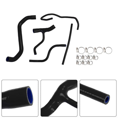 Silicone Radiator Coolant Hose for Aprilia Tuareg 660 (2022–2025) Black