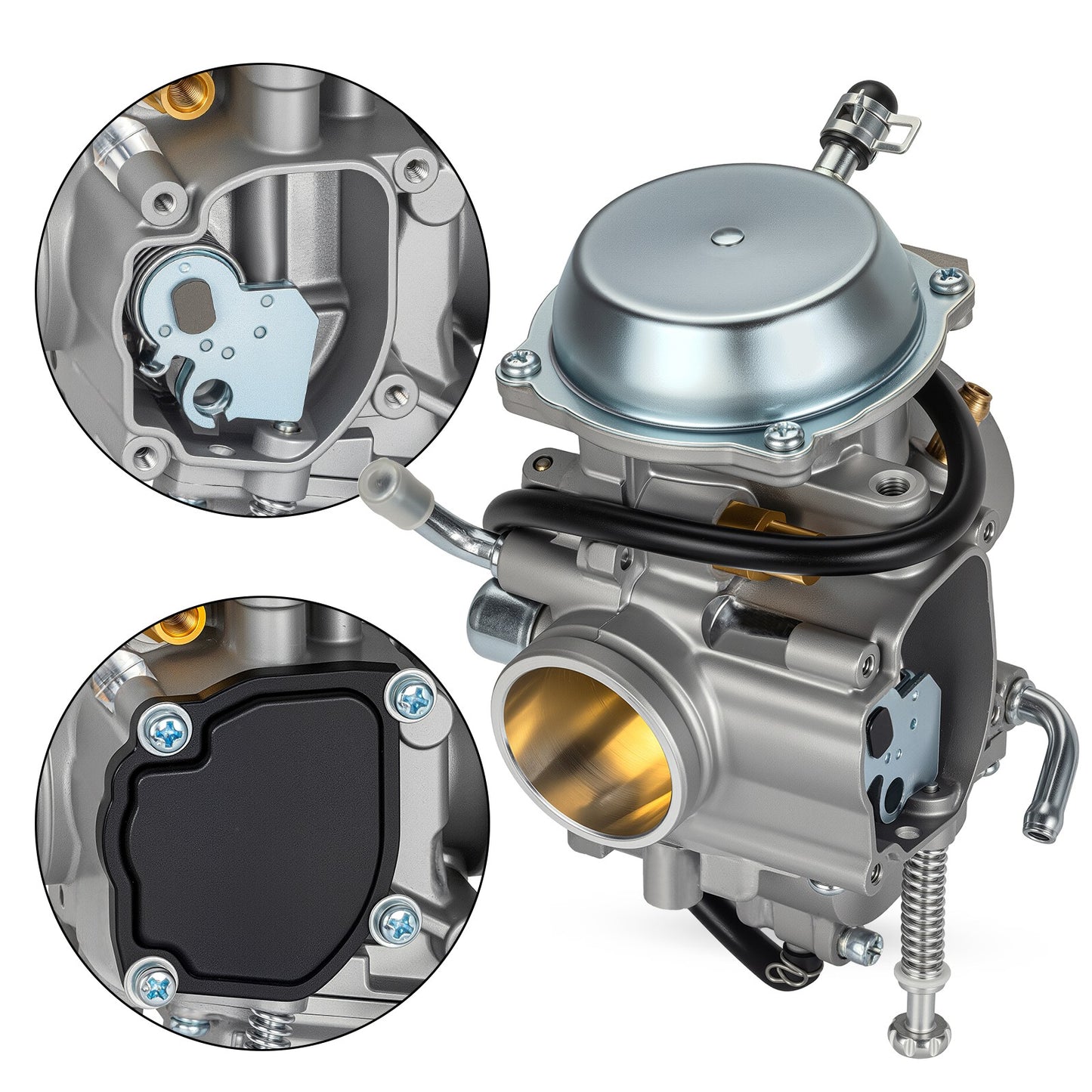 Carburetor for Polaris Magnum 425 2x4/4x4 (1995–1998) with Throttle Cable