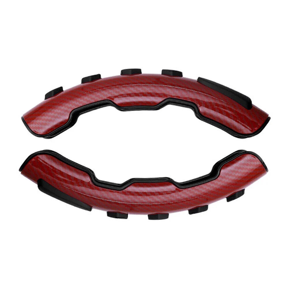 Red ABS Non-Slip Steering Wheel Covers for Honda Civic Accord CR-V