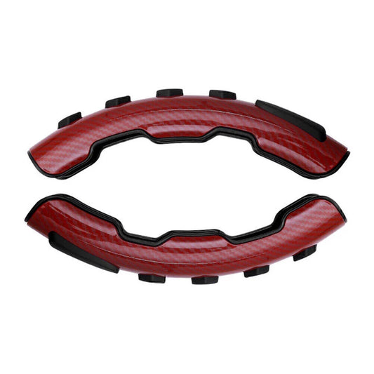 Red ABS Non-Slip Steering Wheel Covers for Honda Civic Accord CR-V