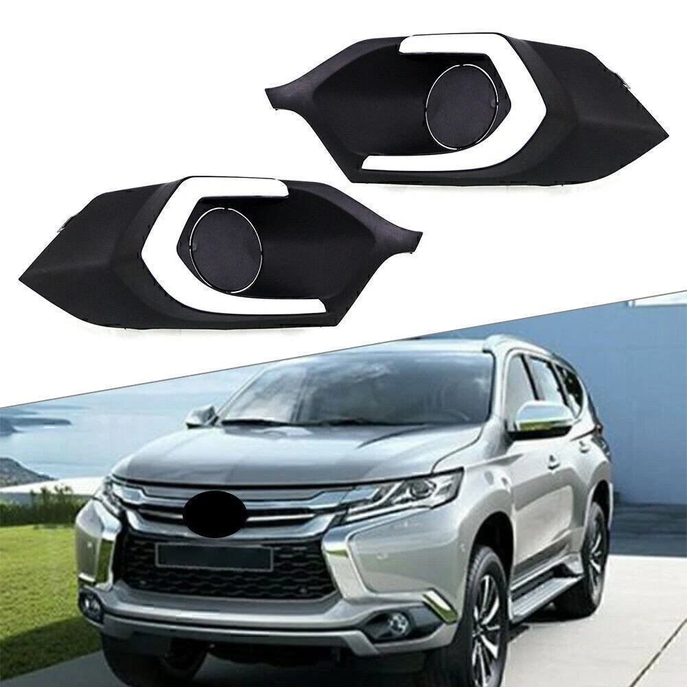 2X LED DRL Daytime Running Lights for Mitsubishi Pajero Montero Sport (2016–2019)