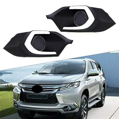 2X LED DRL Daytime Running Lights for Mitsubishi Pajero Montero Sport (2016–2019)