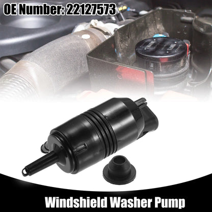 Rear Windshield Washer Pump for Chevrolet C1500 (1991-1999) Black