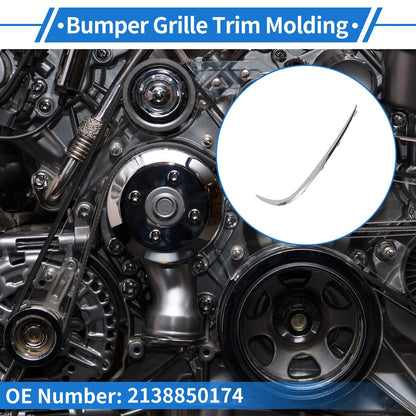 Front Left Bumper Grille Trim for Mercedes-Benz W213/E (2016-2020)