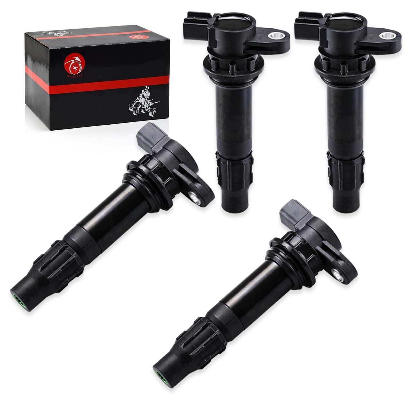 Set of 4 Ignition Coils for Yamaha WaveRunner FX Cruiser (2004–2008)
