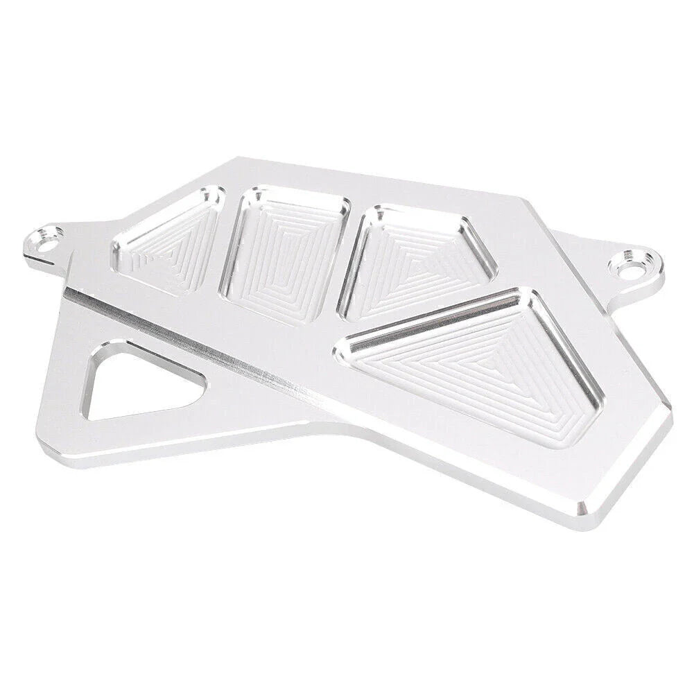 Silver Aluminum Front Guard Chain Sprocket Cover for Yamaha YZF R25 R3 (2015-2017)