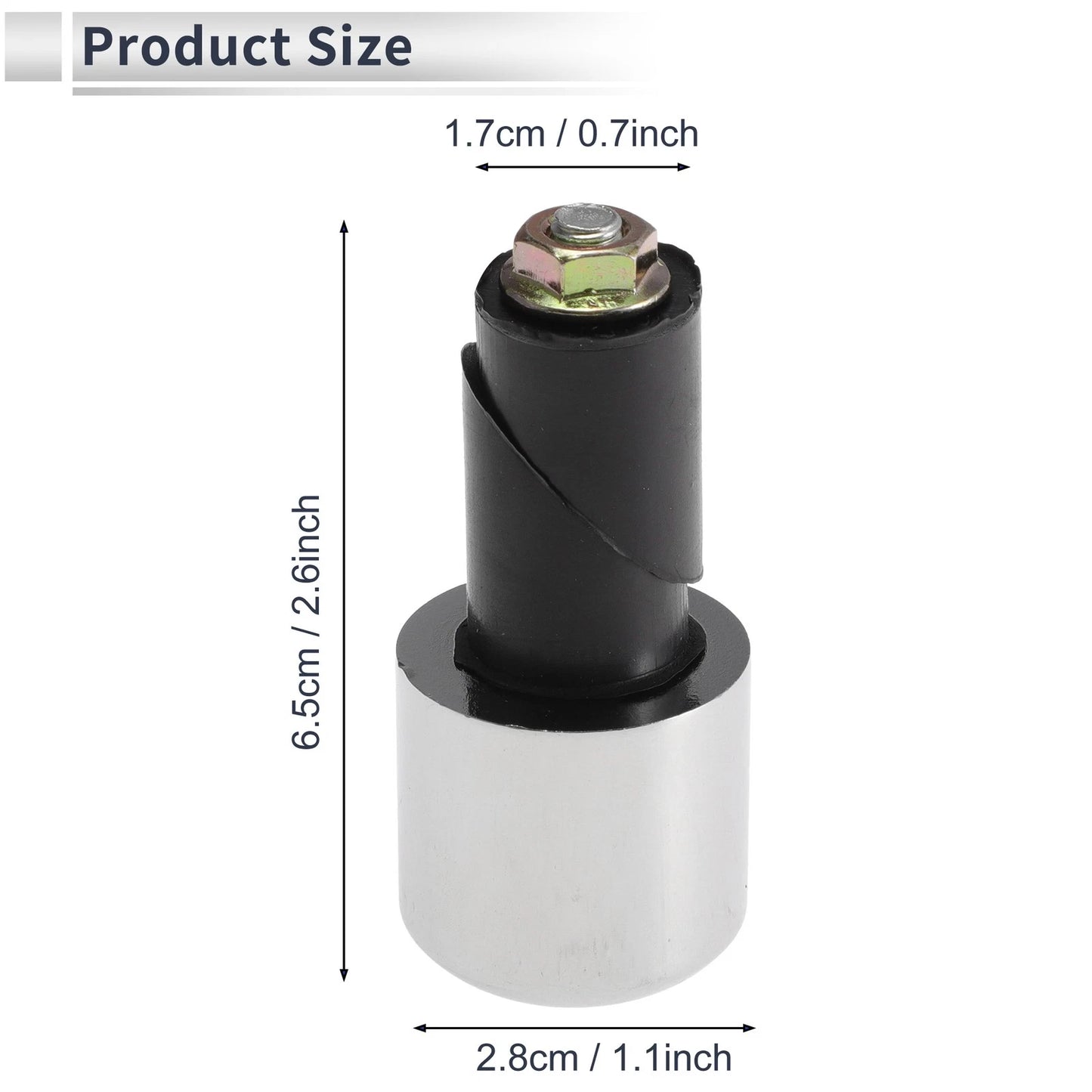 Iron Rubber Handlebar Grip End Plug for Honda CB500 (2013–2023)