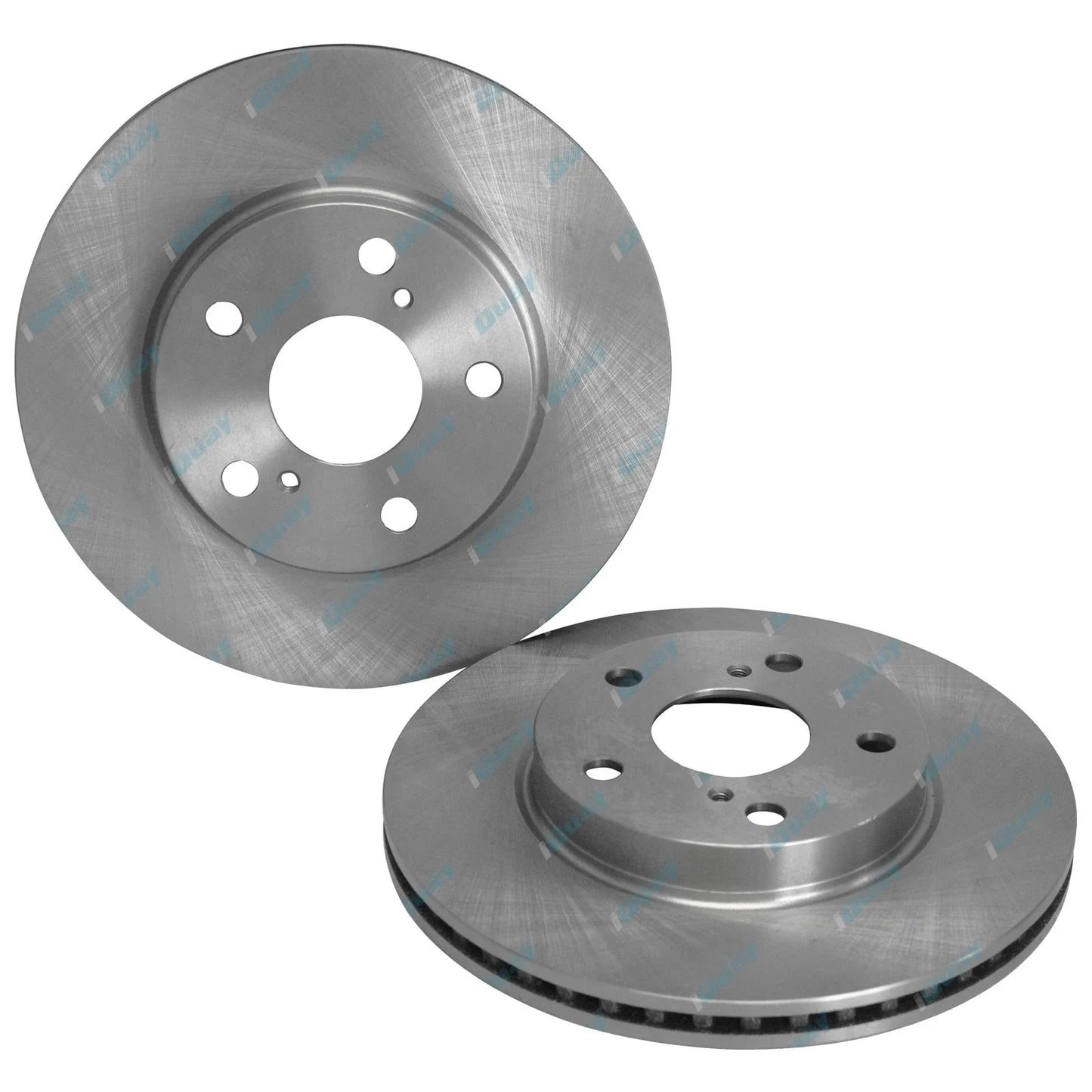 Front Disc Rotors & Bremtec Brake Pads for Toyota Corolla ZRE152 ZRE153 ZRE182 (2007-2018)