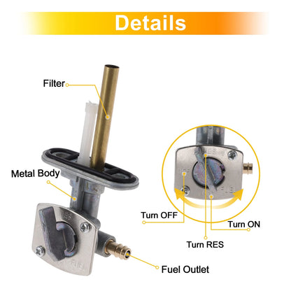 Fuel Valve Petcock for Yamaha Bear (No.3JN-24500-10-00)