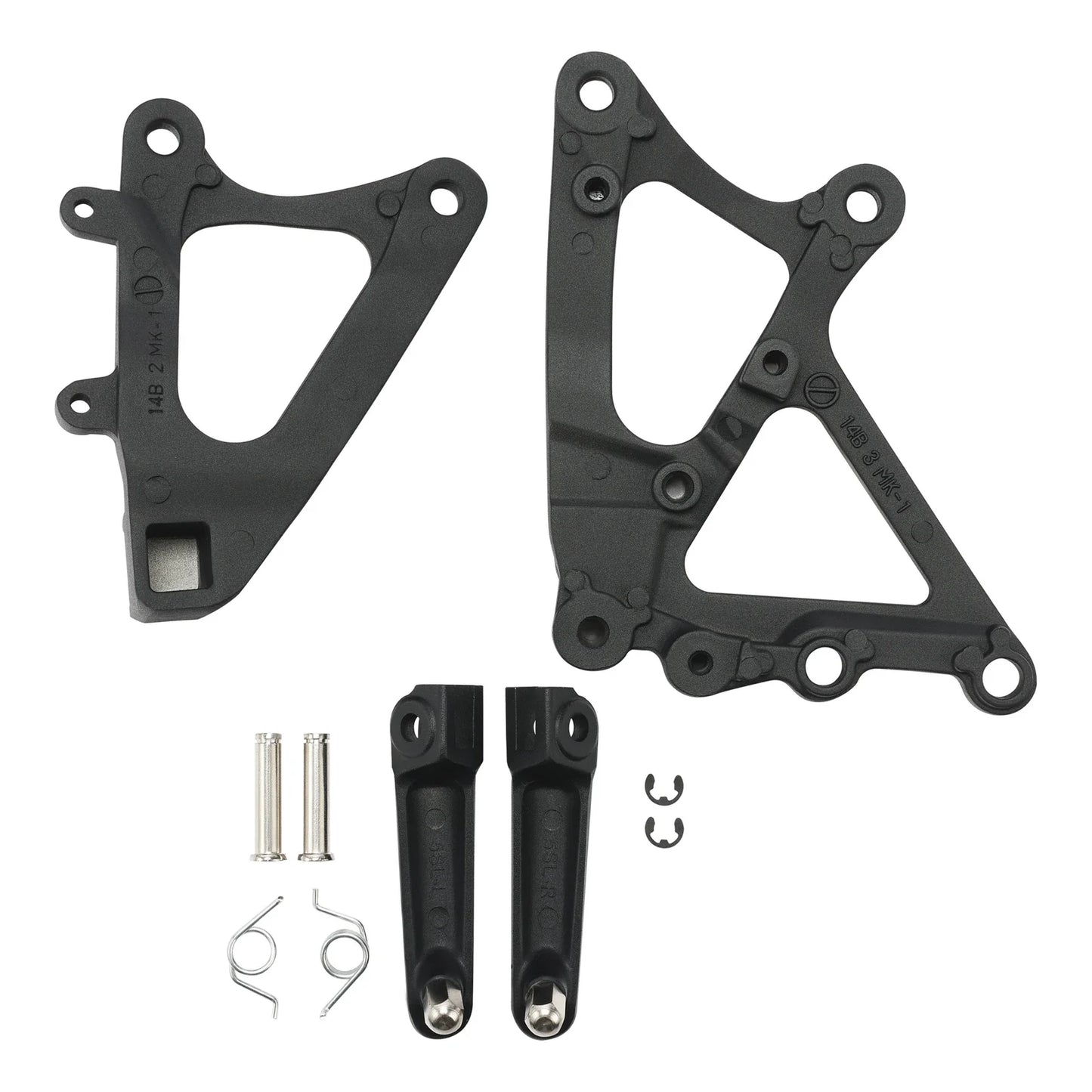 Driver Footrests Footpegs Bracket for Yamaha YZF R1 (2009-2014)