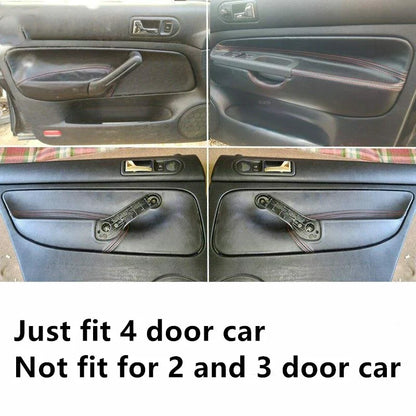 Door Panels Armrest Leather Cover 4x for VW Bora Jetta Golf MK4 (1999–2004)