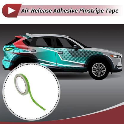 Pinstripe Tape 15mm x 10m for Car Motorcycle Boat Matte Green (1 Pc)