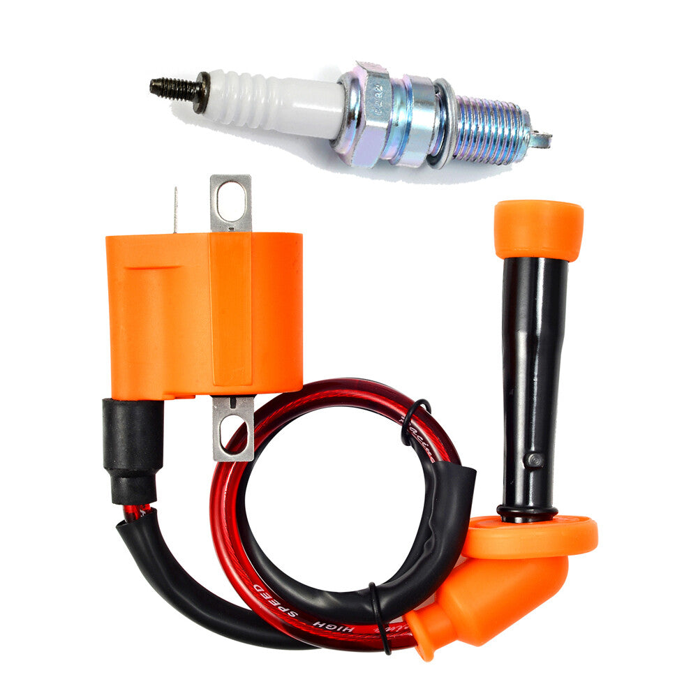 Ignition Coil & Spark Plug for Yamaha YFM350FW Big Bear 350 (1989–1999)