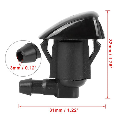 2 x Windshield Wiper Washer Nozzles for GMC Acadia, Chevy Traverse (2007-2017)