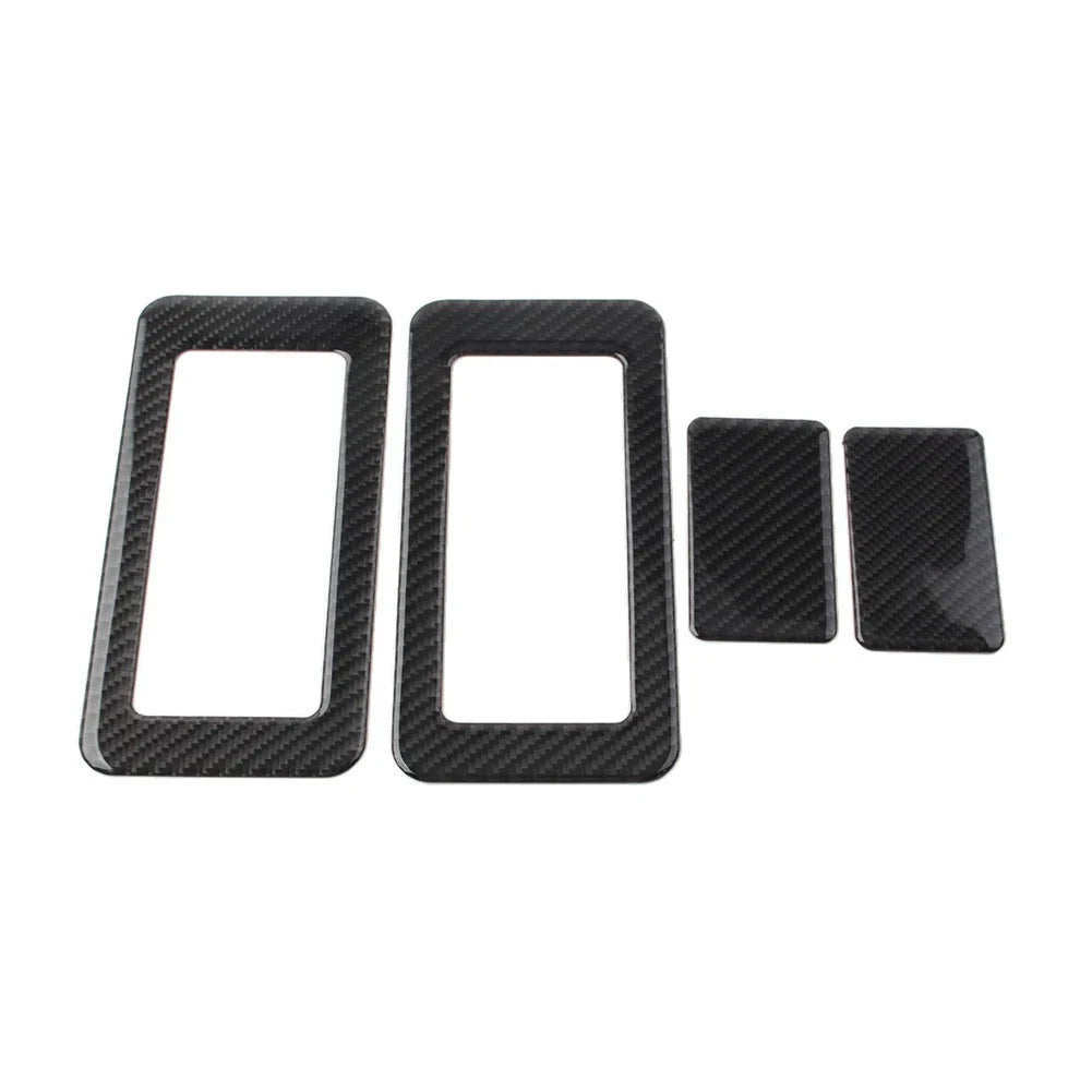 4 x Interior Rear Seat Switch Cover Trim for Jeep Wrangler JK (2011-2017)