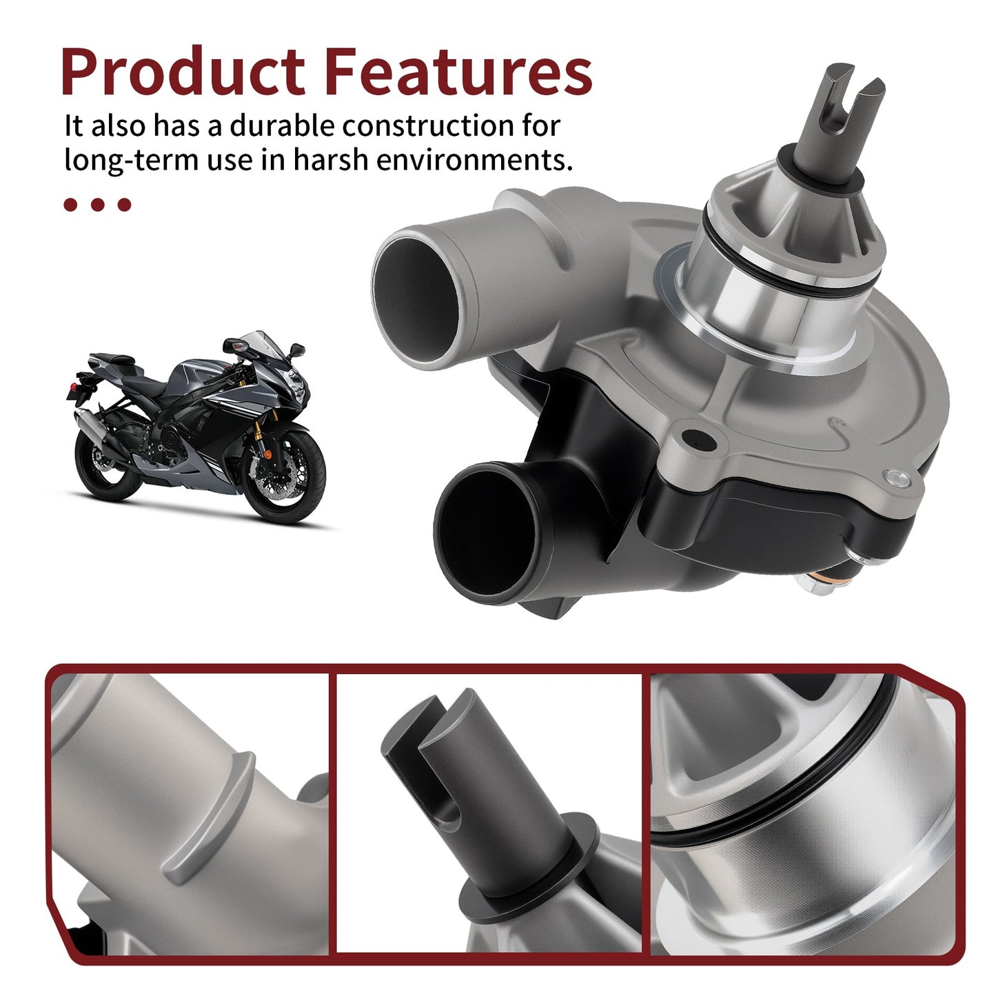 Water Pump Assembly for Suzuki GSXR600 GSXR750 (2006–2024)