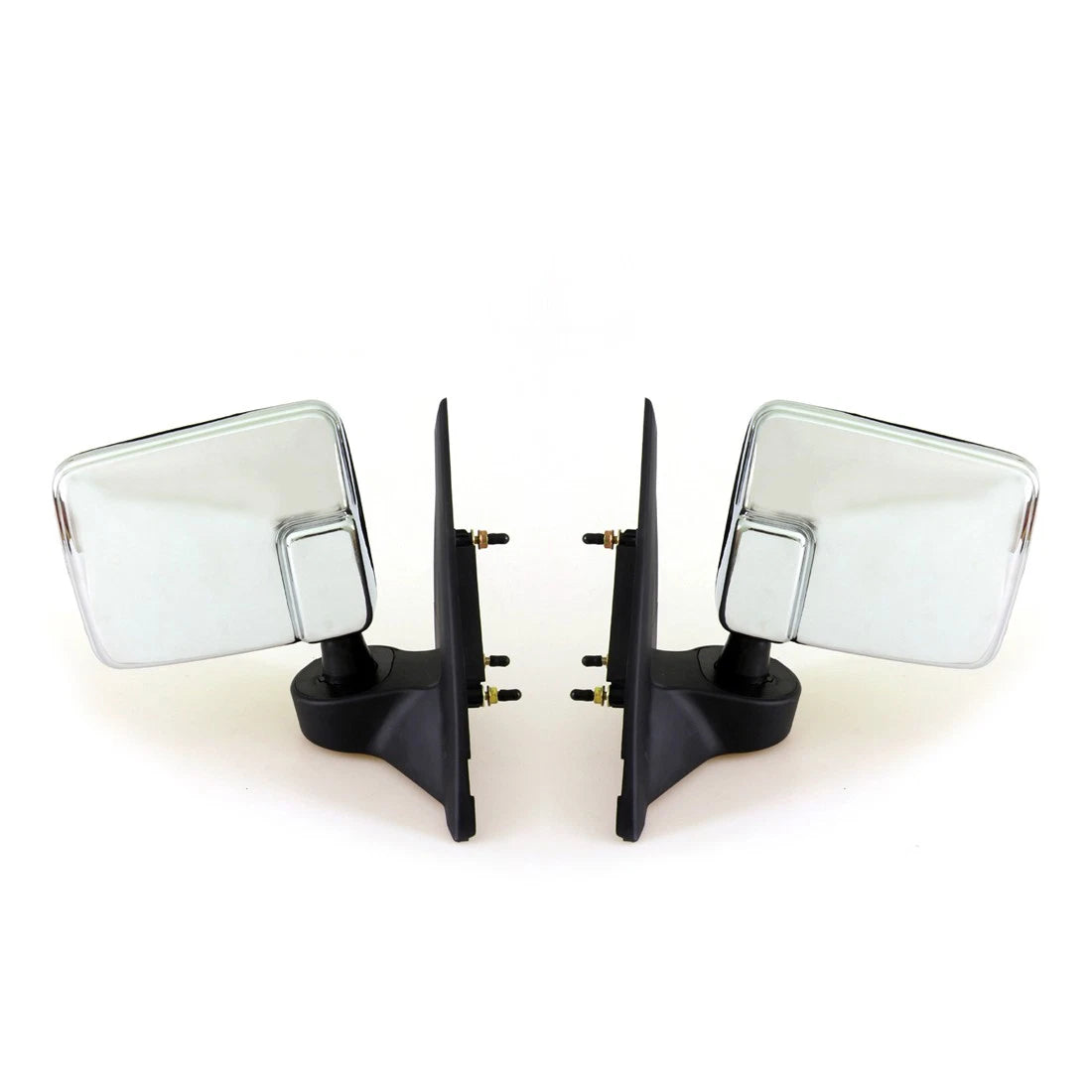 Chrome Door Mirror Pair for Mitsubishi L200 Triton (1986–1996)