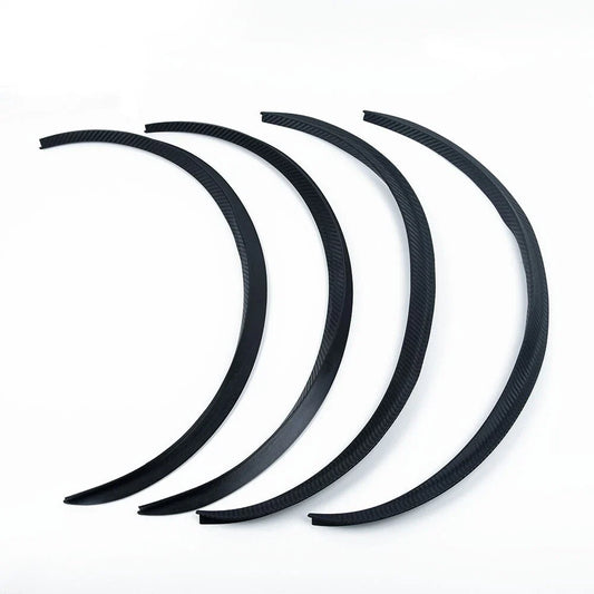 4x Rubber Wheel Eyebrow Protector Fender Lip Trim Set for Car