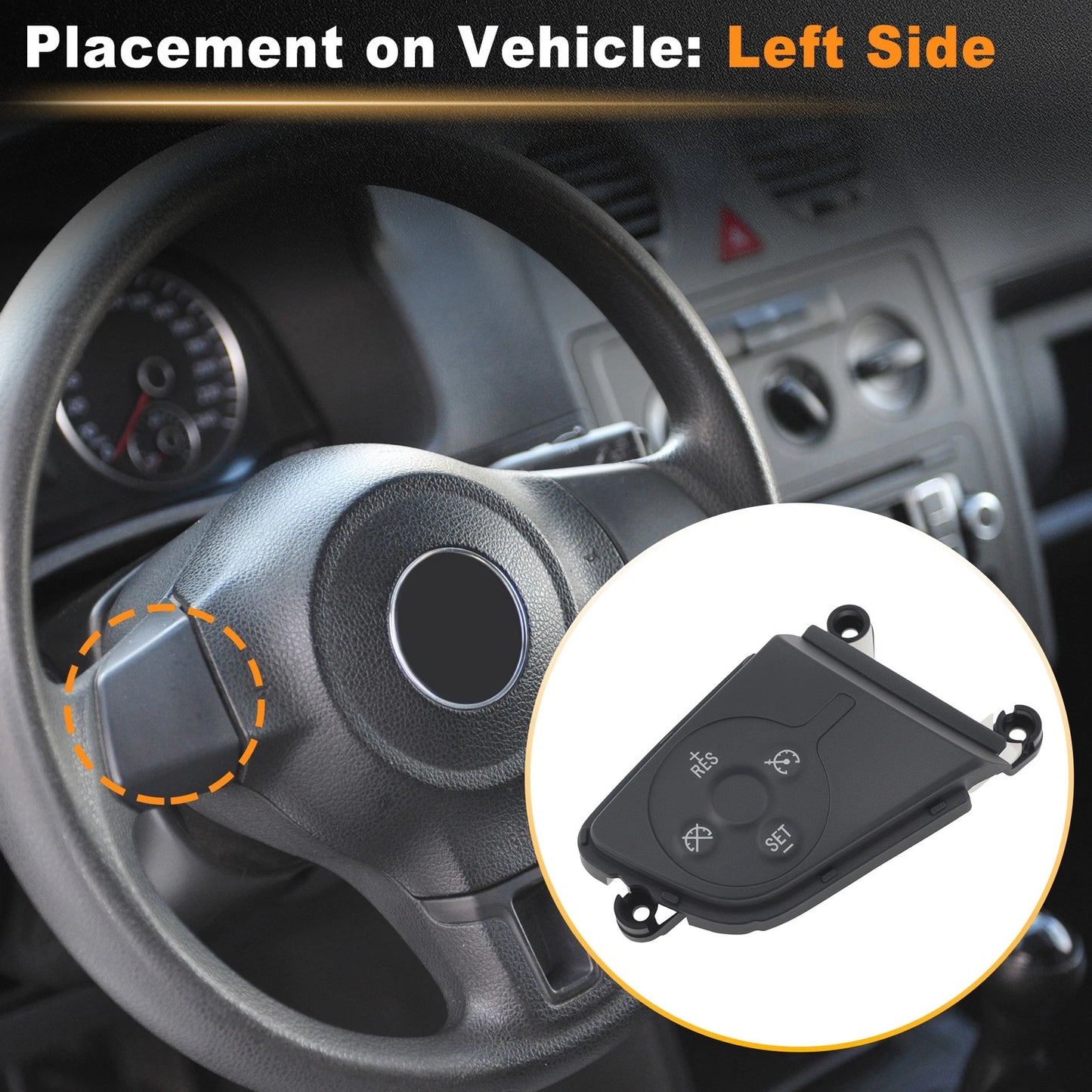 Steering Wheel Button Left Side for Chevrolet Suburban (2015–2016) No.23134230