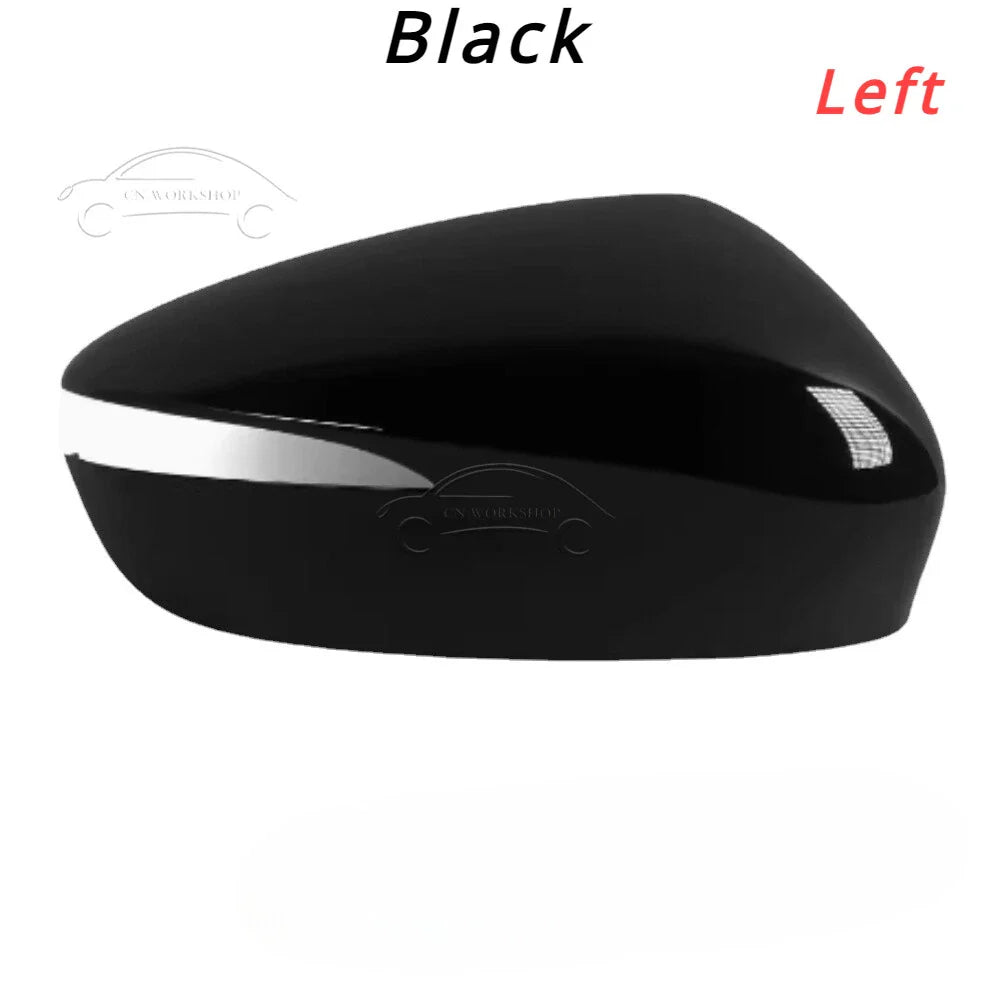 Side Mirror Cover Lamp Lens Mirror Frame Lower Base Cap for Mazda CX5 (2015-2016)