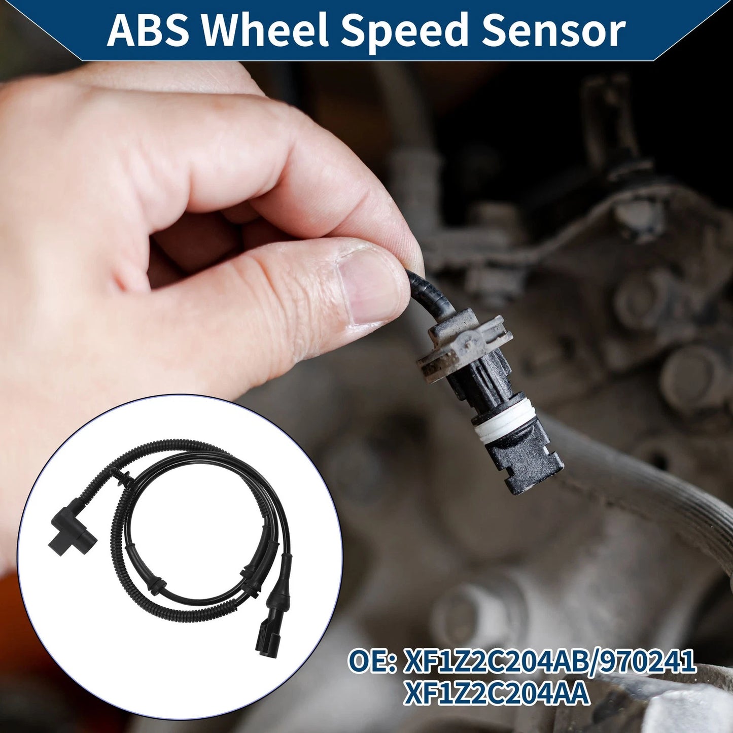 ABS Wheel Speed Sensor for Ford Taurus (1996–1999) No.XF1Z2C204AB/970241