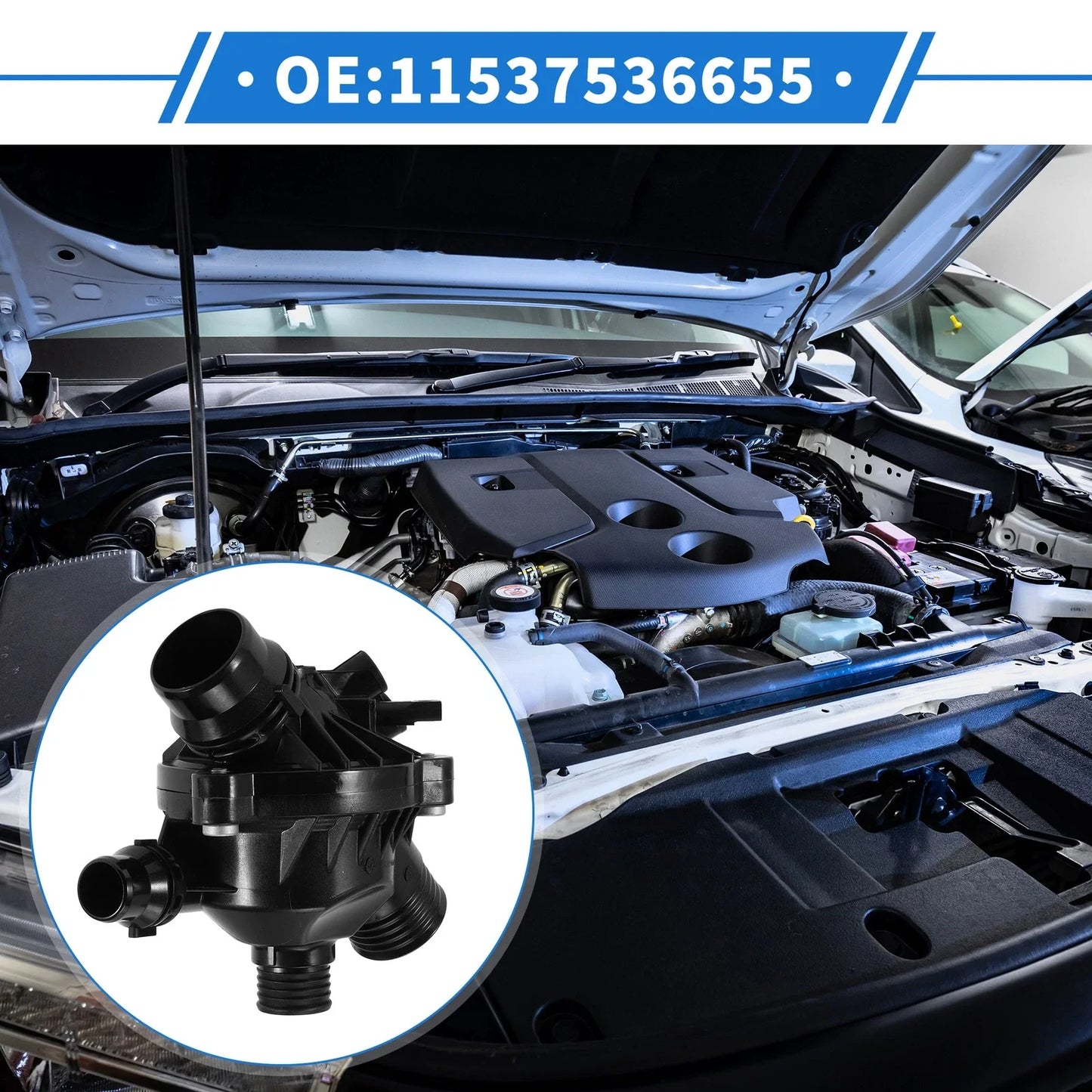 Engine Coolant Thermostat Housing Assembly for BMW 328i xDrive (2009-2013)
