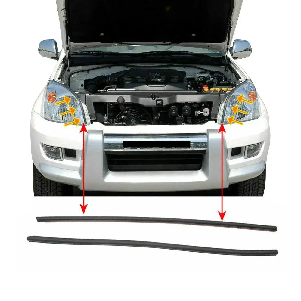Headlight Rubber Seal Strip for Toyota Prado Land Cruiser (2003-2009)