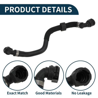 Radiator Hose Heater Hose for BMW X5 (2010-2010) Black