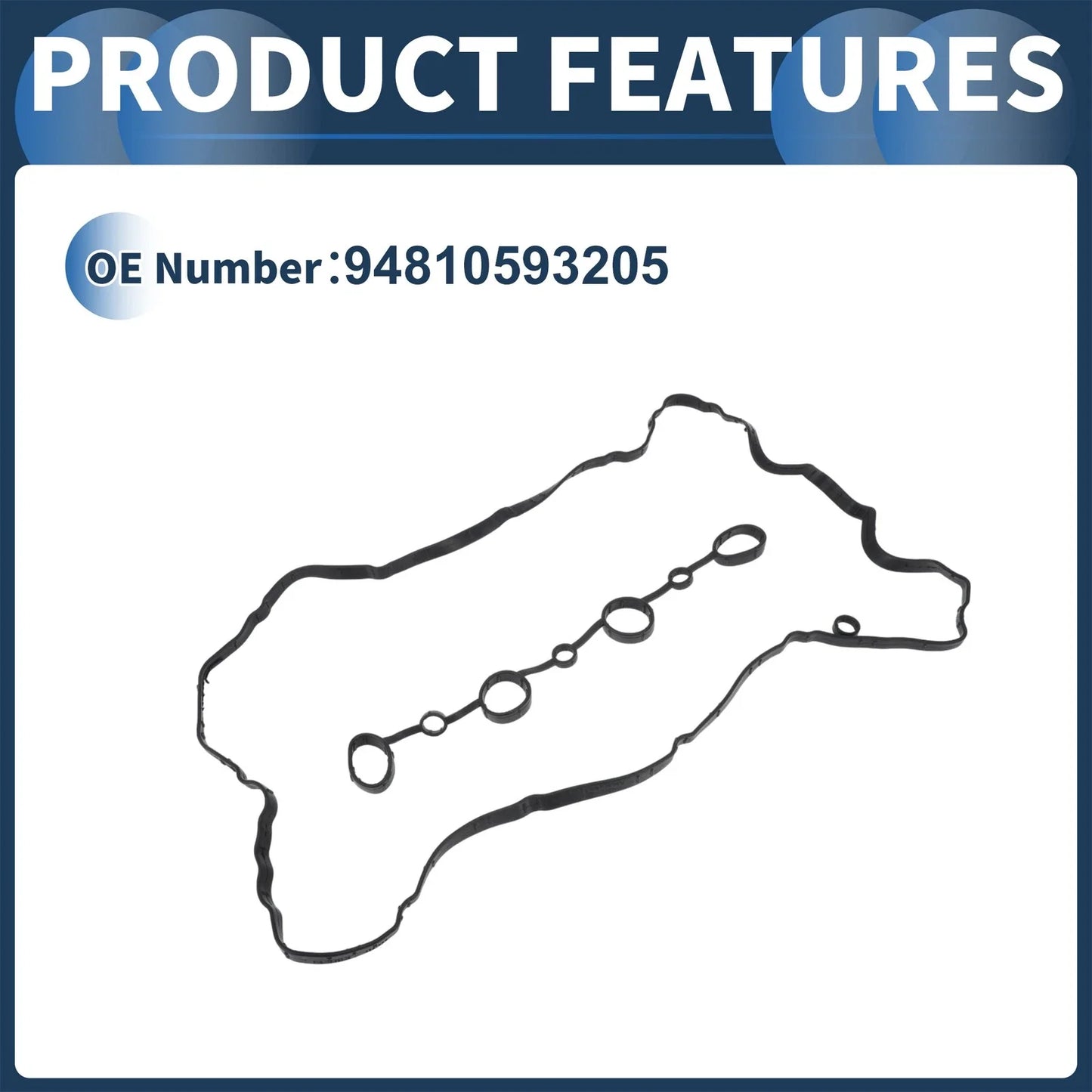 Valve Cover Gasket Set   - Cylinder Head Seal 1 x Set