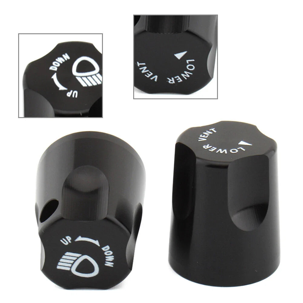 Aluminum Headlight Adjustment Knobs for Honda GL1500 Goldwing (1988-2000)
