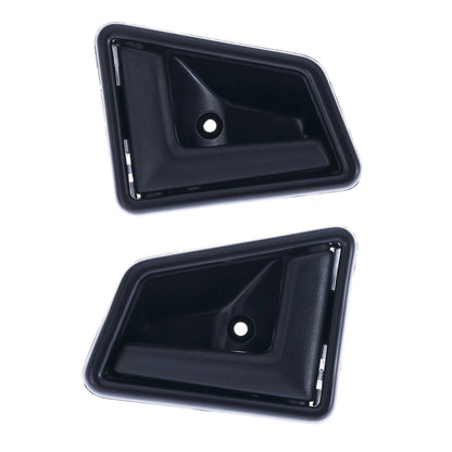 Set of 2 Inner Door Handles for Suzuki Vitara (1998) Black