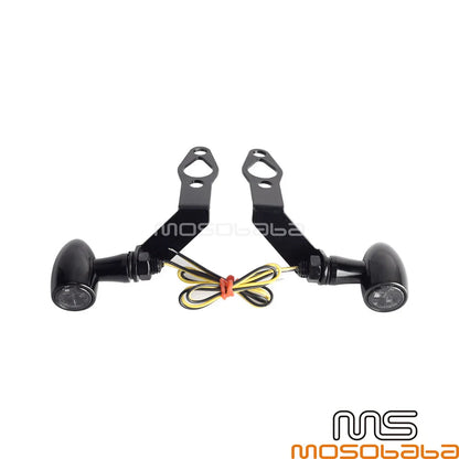 12V LED Turn Signal Lights w/Bracket for Harley Sportster S (2021-2024)