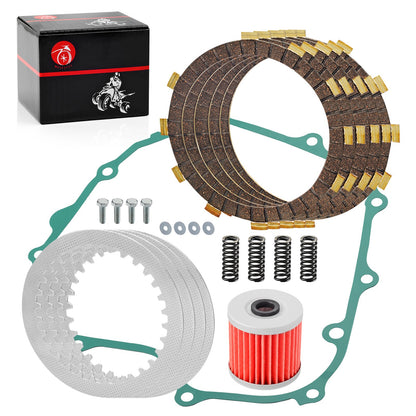 Clutch Kit with Gasket & Oil Filter for Kawasaki Ninja 250R (1988–2007)