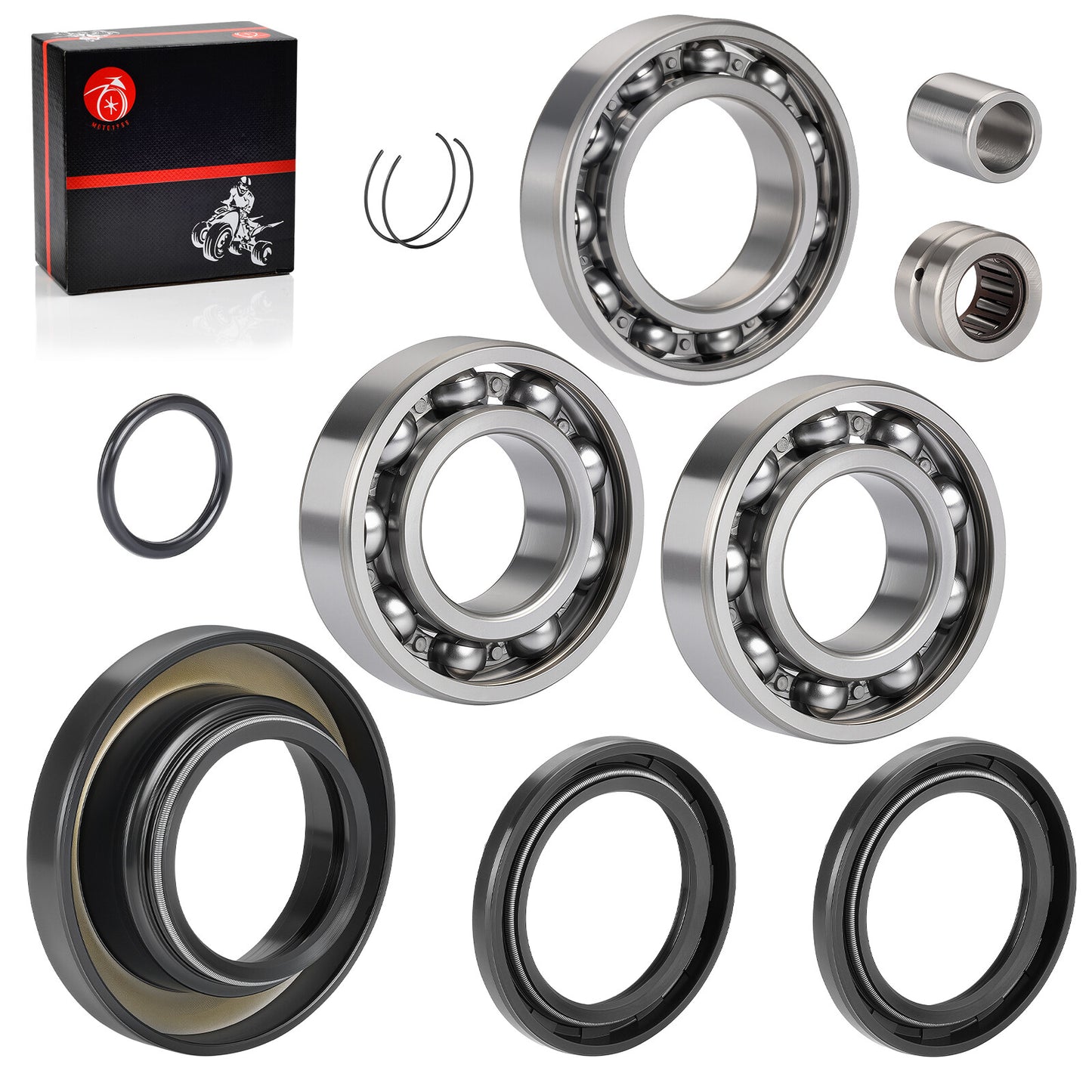 Rear Differential Bearing Seal Kit for Honda Rubicon TRX500 (2001–2023)