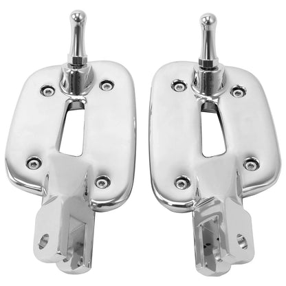 Chrome Driver Footpegs for Harley Softail Low Rider S (2018-2025)