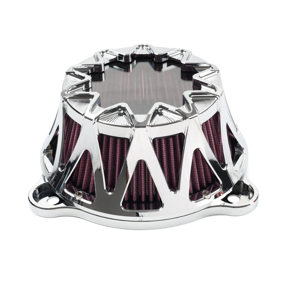 Black Air Cleaner Intake Filter for Harley Touring Street Glide Road King (2008–2016)
