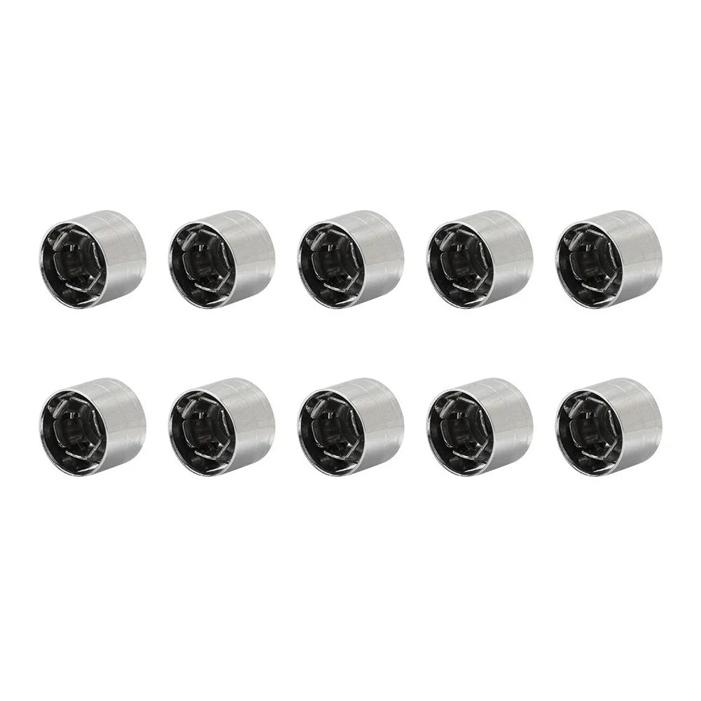 10 x Engine Cover Bolts Screw Caps CNC for Harley Twin Cam Dyna Softail Chrome