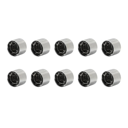 10 x Engine Cover Bolts Screw Caps CNC for Harley Twin Cam Dyna Softail Chrome