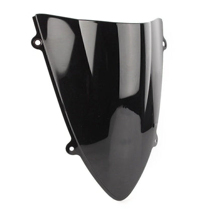 Double Bubble Windshield for Kawasaki Ninja 250R EX250 (2008-2012) Black