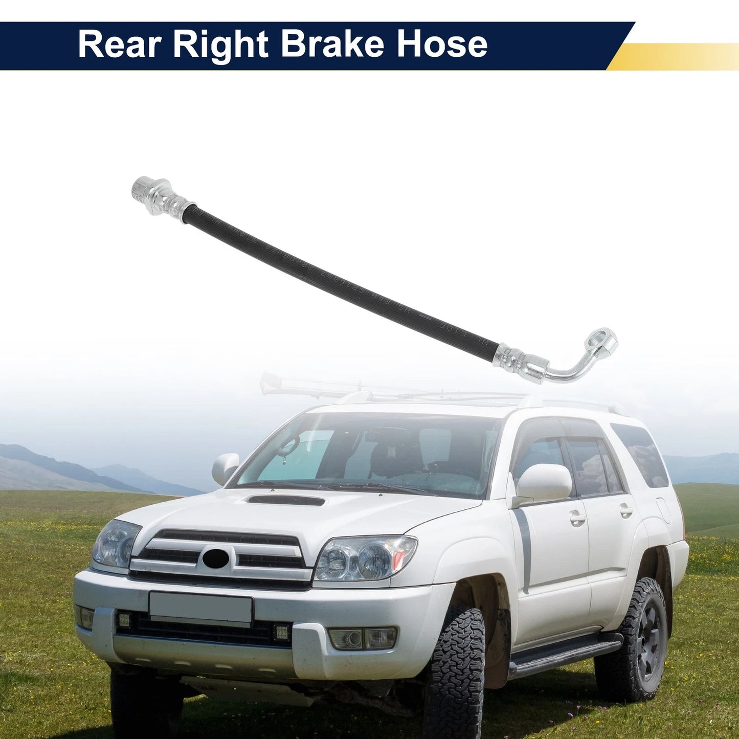 Rear Right Brake Hose for Toyota 4Runner (2010–2018) No. 90947-02G15