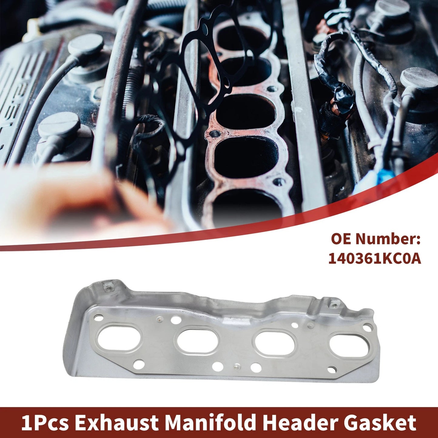 Exhaust Manifold Header Gasket for Nissan Juke F15 (2010–2025) No. 140361KC0A