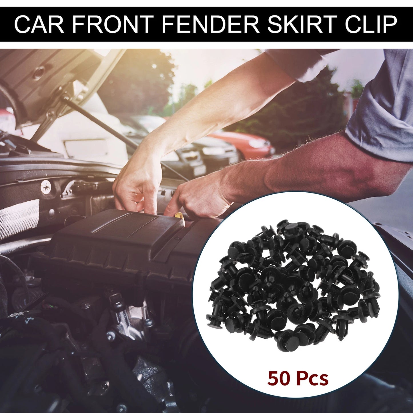 Set of 50 Front Fender Skirt Clips for Honda CR-V (1997–2020) & CR-Z (2011–2016)