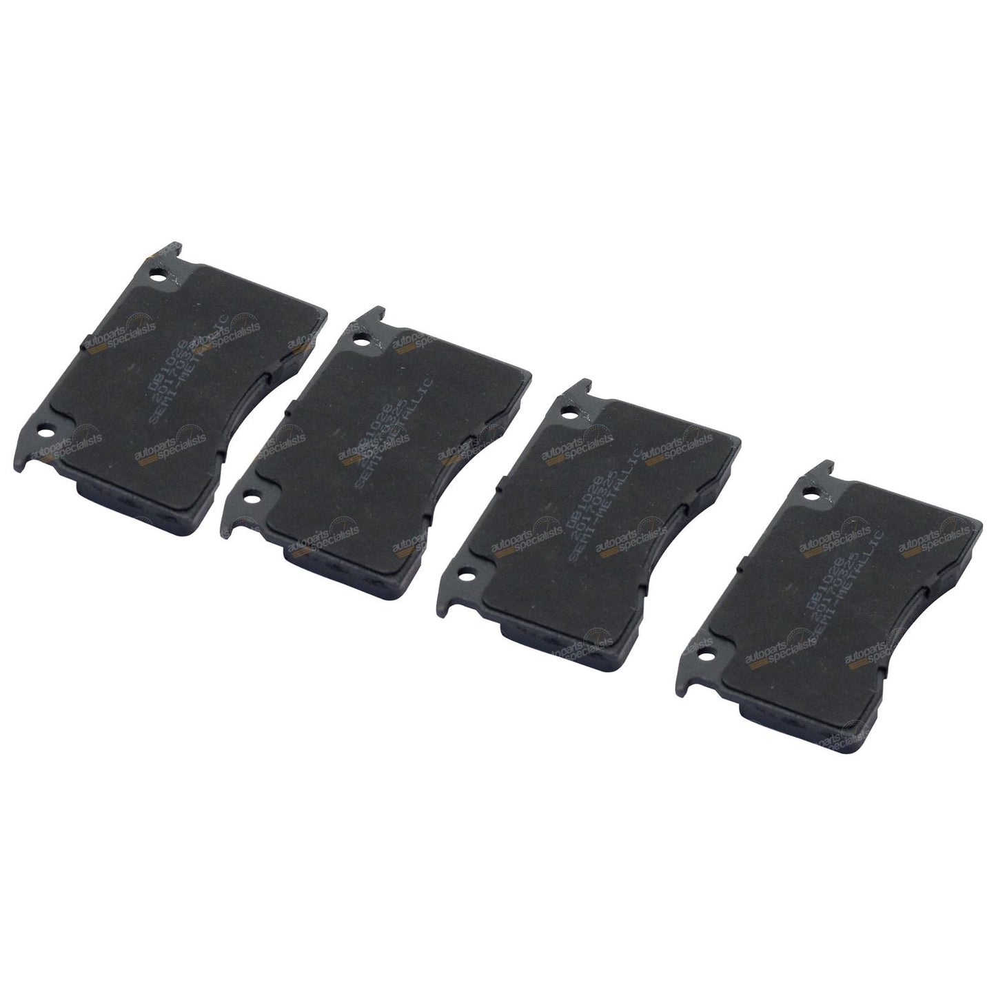 Set of 4 Trailer Brake Pads for Boat (Mechanical or Hydraulic)