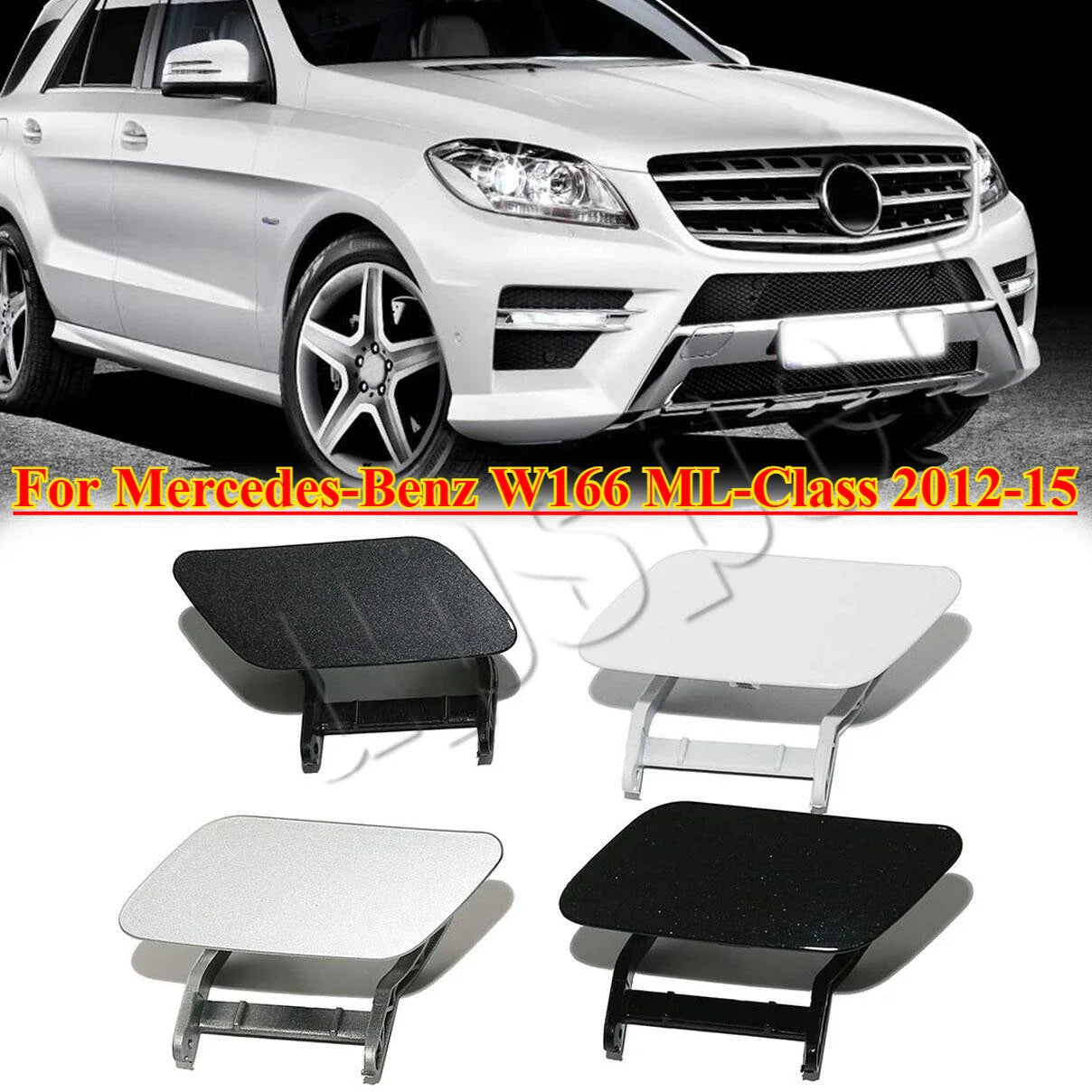 Front Headlight Washer Nozzle Cover Cap for Mercedes-Benz W166 ML-Class (2012–2015)