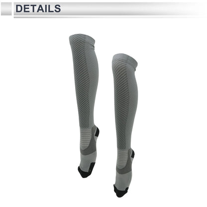 Cycling Socks Anti-Friction Size L Colorblock Twill Light Gray