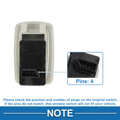 Power Window Switch for BMW 525i 2.5L L6 Gas (2004-2005)