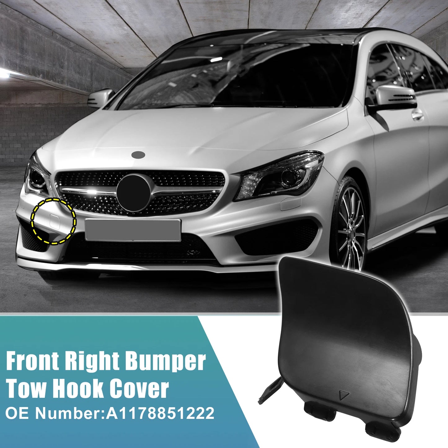 Tow Hook Cover for Mercedes-Benz CLA-Class (No.A1178851222)