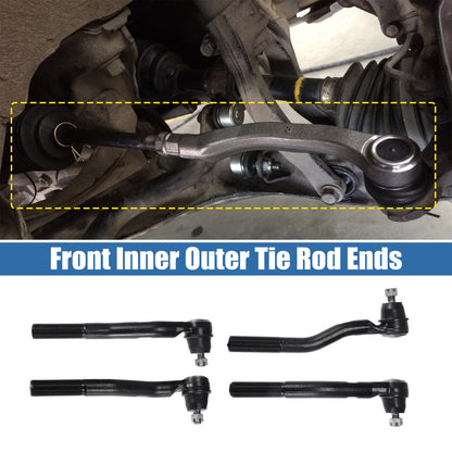 Set of 4 Tie Rod End Links for Jeep Grand Cherokee