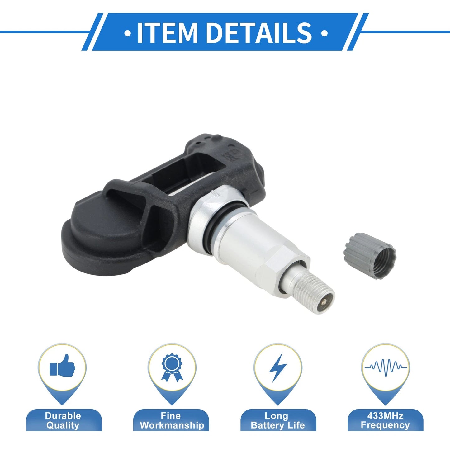 Tire Pressure Sensor No.A0009058504 for Mercedes-Benz W166 GLE250d (2016–2019)